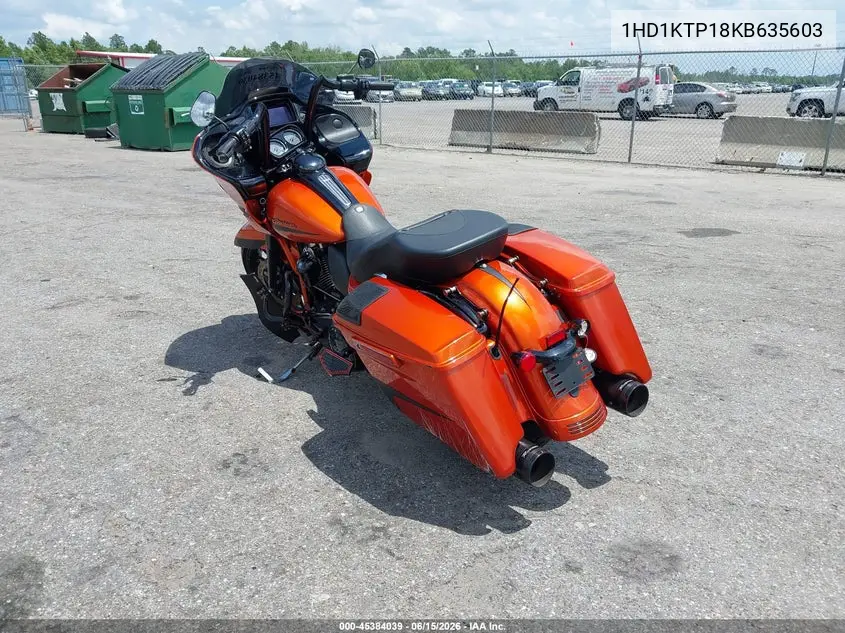 2019 Harley-Davidson Fltrxs VIN: 1HD1KTP18KB635603 Lot: 45384039