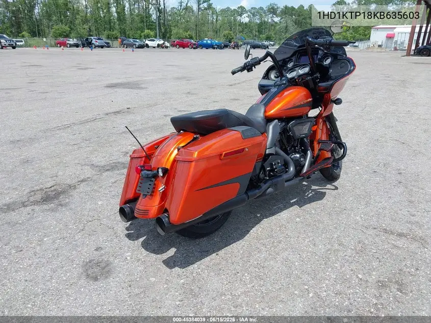2019 Harley-Davidson Fltrxs VIN: 1HD1KTP18KB635603 Lot: 45384039
