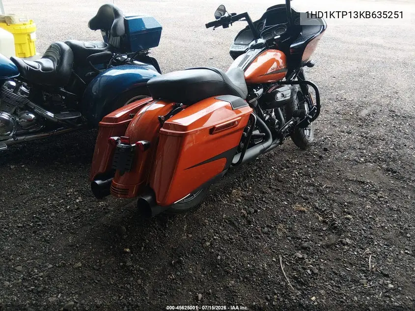 2019 Harley-Davidson Fltrxs VIN: 1HD1KTP13KB635251 Lot: 45625001