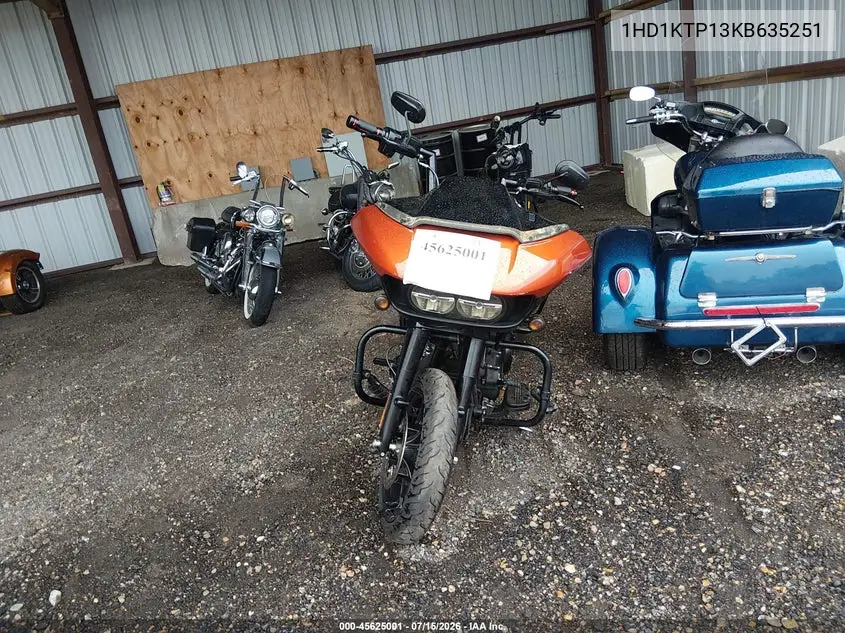 2019 Harley-Davidson Fltrxs VIN: 1HD1KTP13KB635251 Lot: 45625001