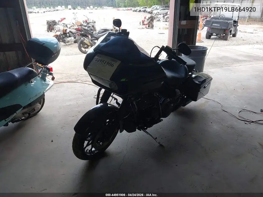 2020 Harley-Davidson Fltrxs VIN: 1HD1KTP19LB664920 Lot: 44951906