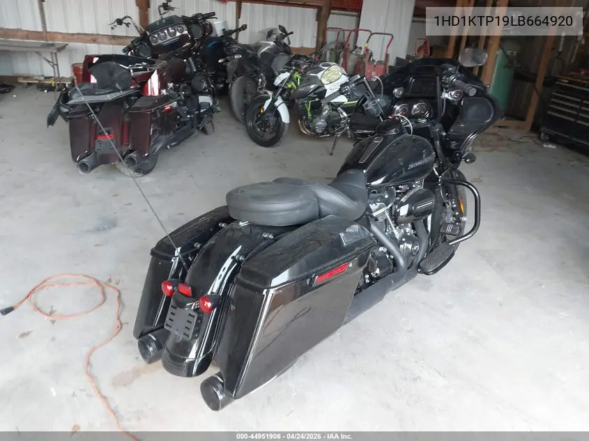 2020 Harley-Davidson Fltrxs VIN: 1HD1KTP19LB664920 Lot: 44951906