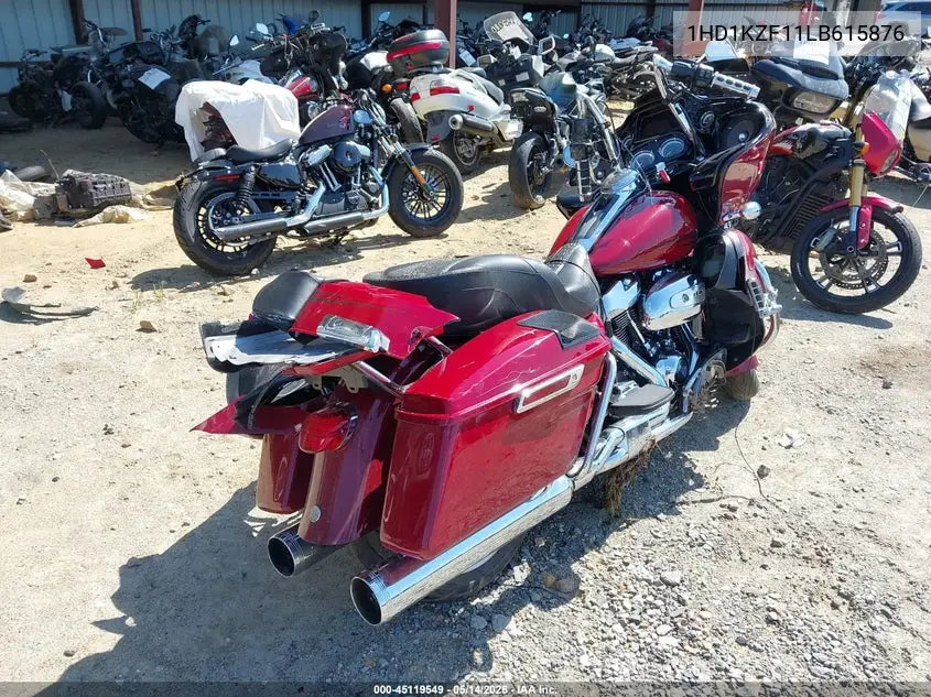 2020 Harley-Davidson Fltrk VIN: 1HD1KZF11LB615876 Lot: 45119549