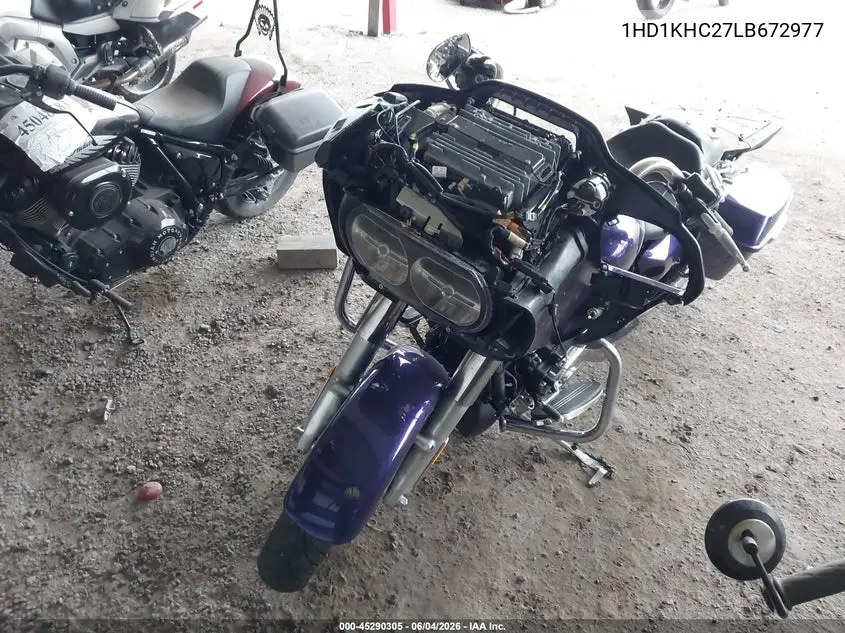 2020 Harley-Davidson Fltrx VIN: 1HD1KHC27LB672977 Lot: 45290305