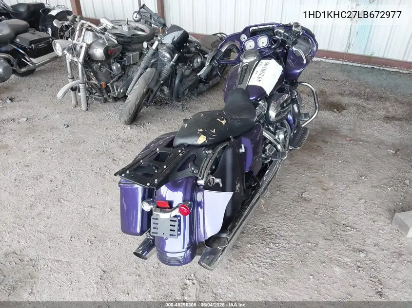 2020 Harley-Davidson Fltrx VIN: 1HD1KHC27LB672977 Lot: 45290305
