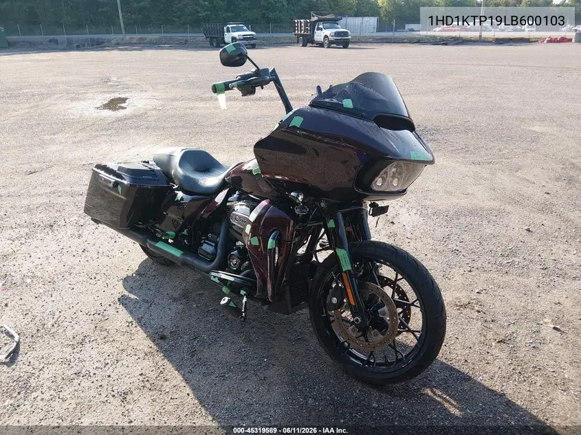 2020 Harley-Davidson Fltrxs VIN: 1HD1KTP19LB600103 Lot: 45319589