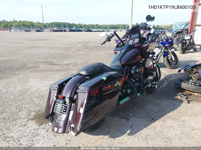 2020 Harley-Davidson Fltrxs VIN: 1HD1KTP19LB600103 Lot: 45319589