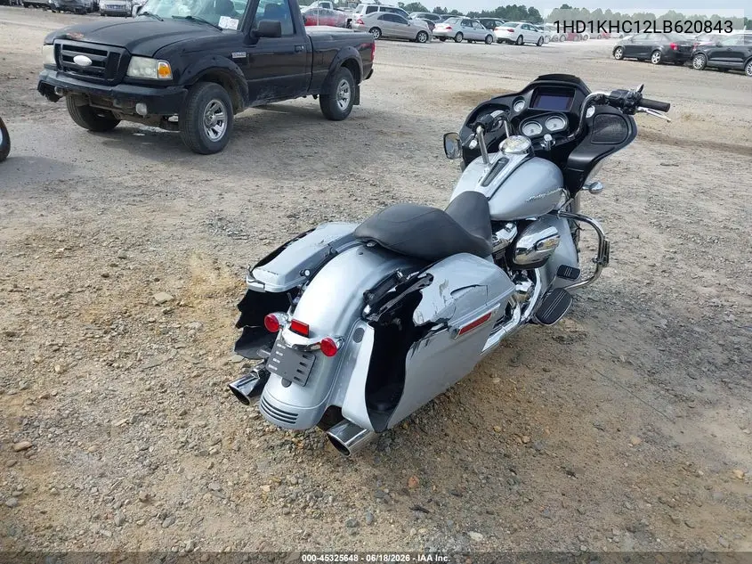 2020 Harley-Davidson Fltrx VIN: 1HD1KHC12LB620843 Lot: 45325648
