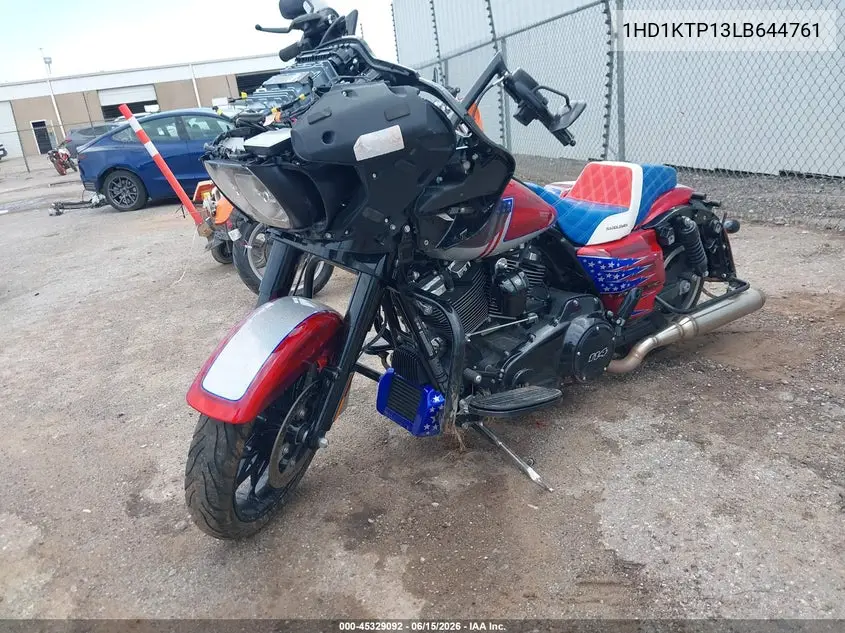 2020 Harley-Davidson Fltrxs VIN: 1HD1KTP13LB644761 Lot: 45329092
