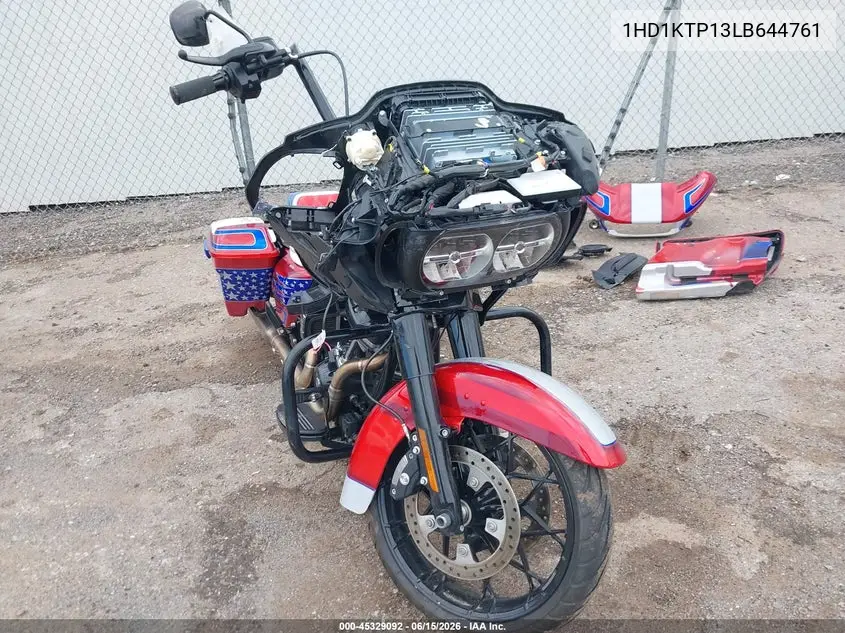 2020 Harley-Davidson Fltrxs VIN: 1HD1KTP13LB644761 Lot: 45329092