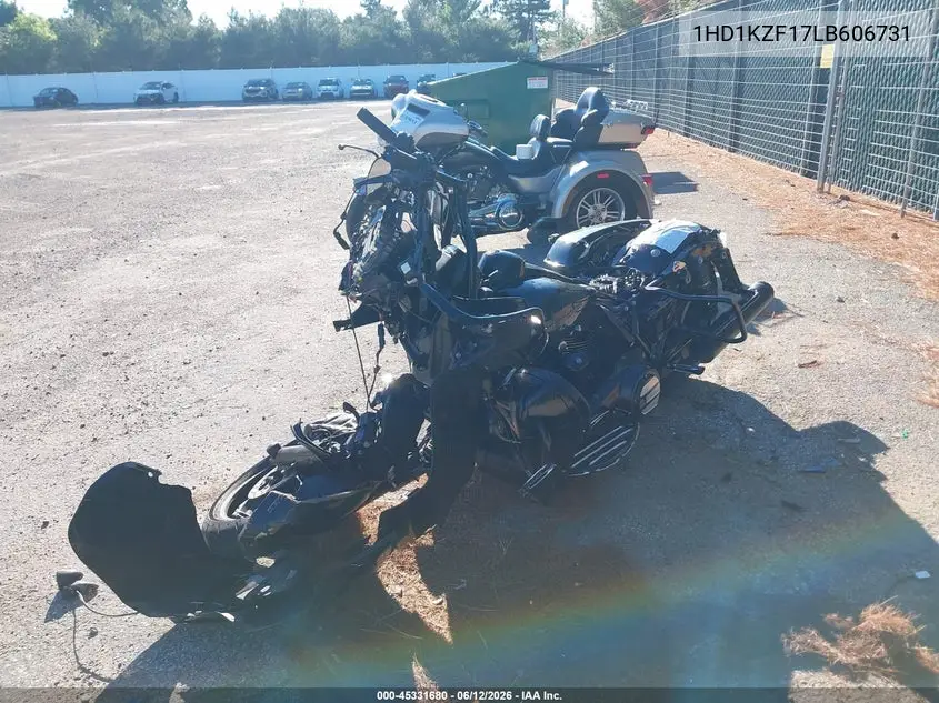2020 Harley-Davidson Fltrk VIN: 1HD1KZF17LB606731 Lot: 45331680