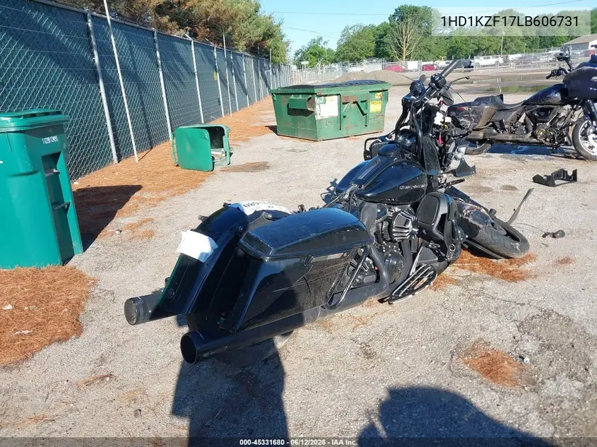 2020 Harley-Davidson Fltrk VIN: 1HD1KZF17LB606731 Lot: 45331680