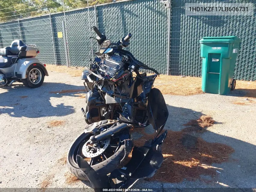 2020 Harley-Davidson Fltrk VIN: 1HD1KZF17LB606731 Lot: 45331680