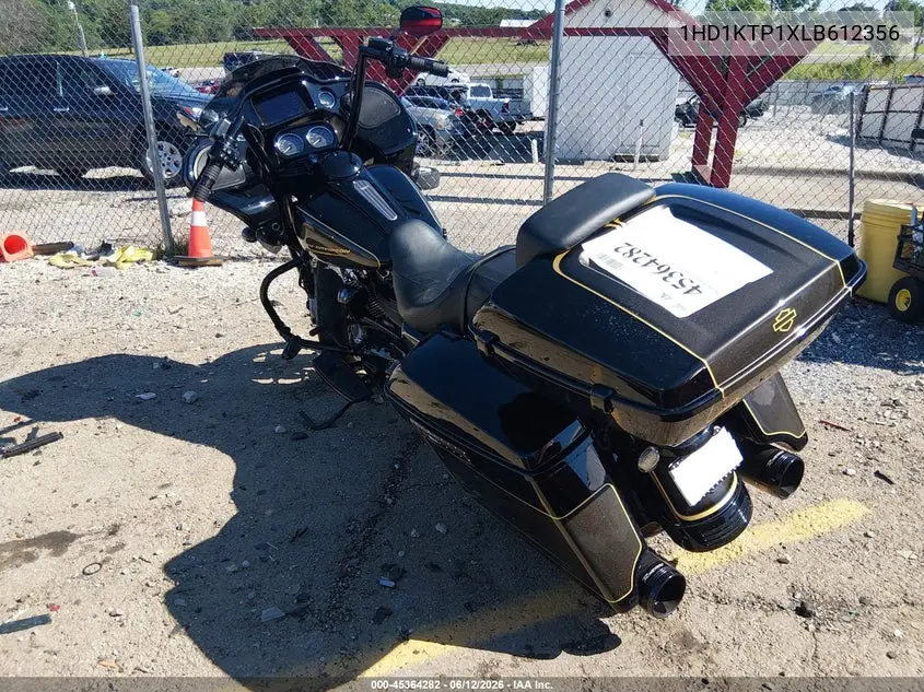 2020 Harley-Davidson Fltrxs VIN: 1HD1KTP1XLB612356 Lot: 45364282