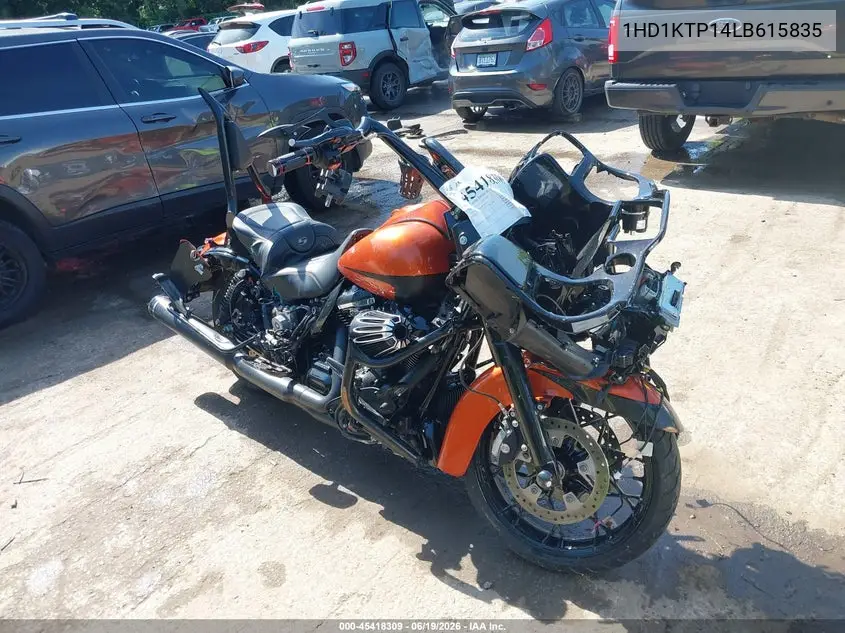2020 Harley-Davidson Fltrxs VIN: 1HD1KTP14LB615835 Lot: 45418309