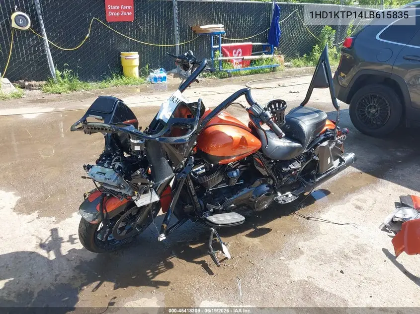 2020 Harley-Davidson Fltrxs VIN: 1HD1KTP14LB615835 Lot: 45418309