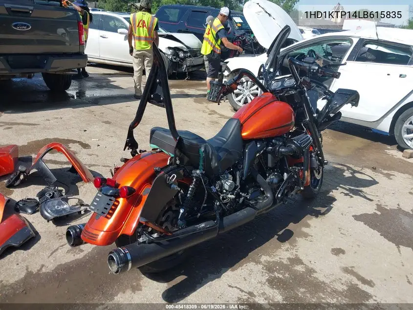 2020 Harley-Davidson Fltrxs VIN: 1HD1KTP14LB615835 Lot: 45418309