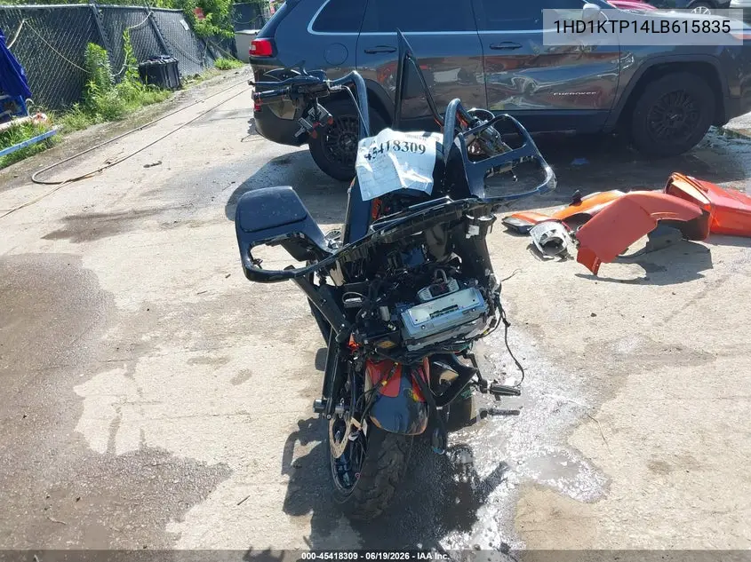 2020 Harley-Davidson Fltrxs VIN: 1HD1KTP14LB615835 Lot: 45418309