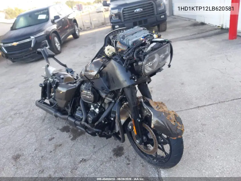2020 Harley-Davidson Fltrxs VIN: 1HD1KTP12LB620581 Lot: 45480416