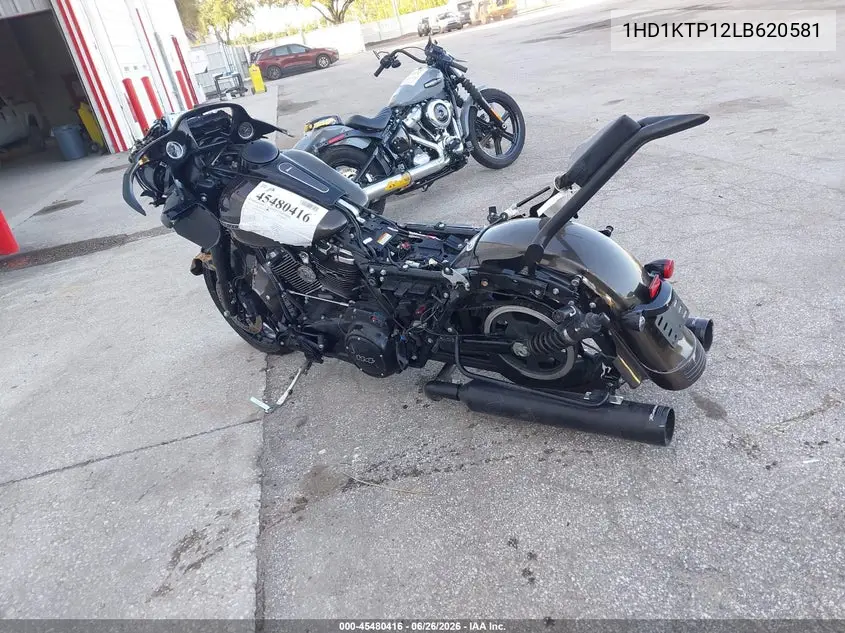 2020 Harley-Davidson Fltrxs VIN: 1HD1KTP12LB620581 Lot: 45480416