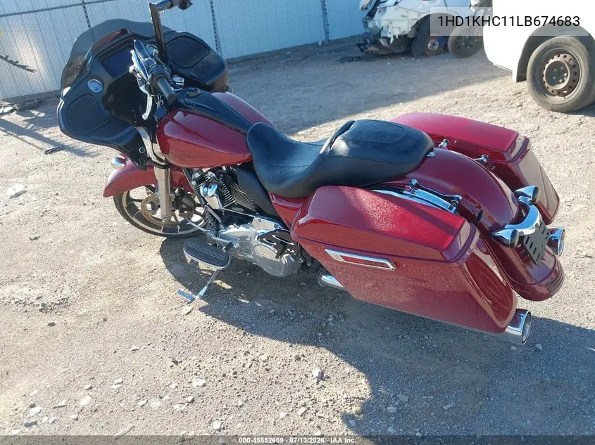 2020 Harley-Davidson Fltrx VIN: 1HD1KHC11LB674683 Lot: 45552659