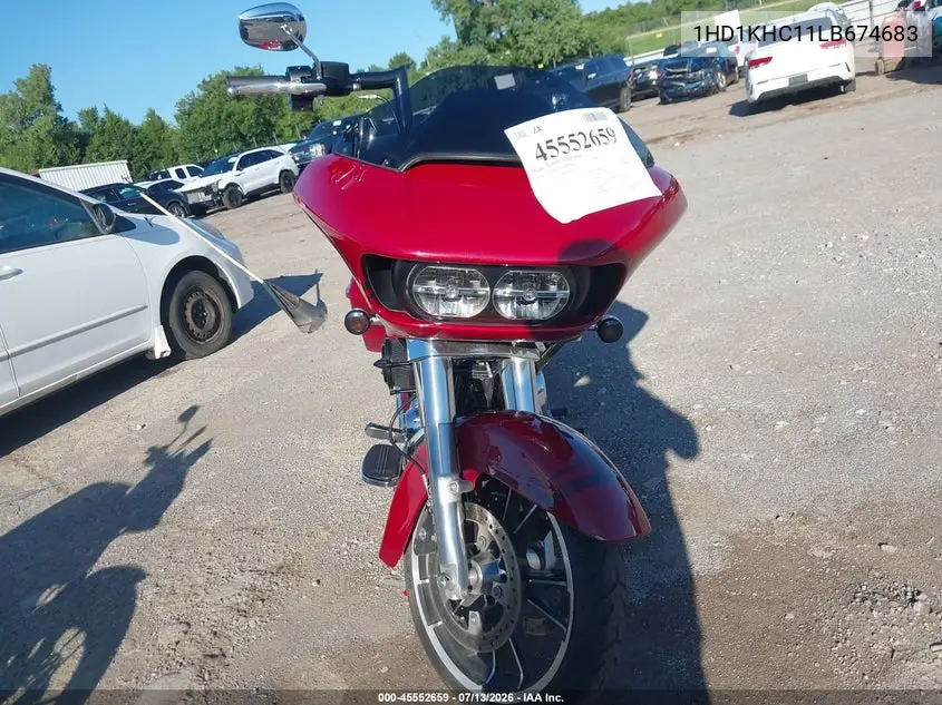 2020 Harley-Davidson Fltrx VIN: 1HD1KHC11LB674683 Lot: 45552659