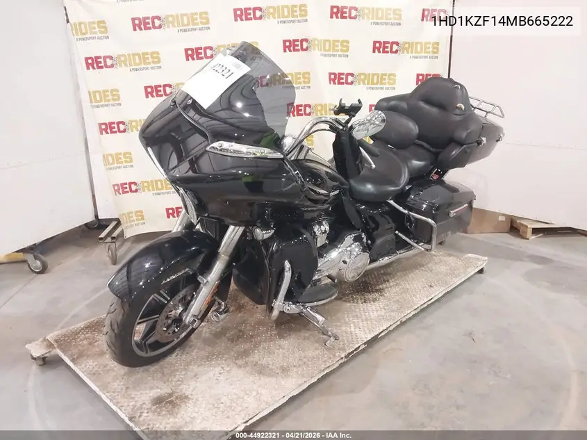 2021 Harley-Davidson Fltrk VIN: 1HD1KZF14MB665222 Lot: 44922321