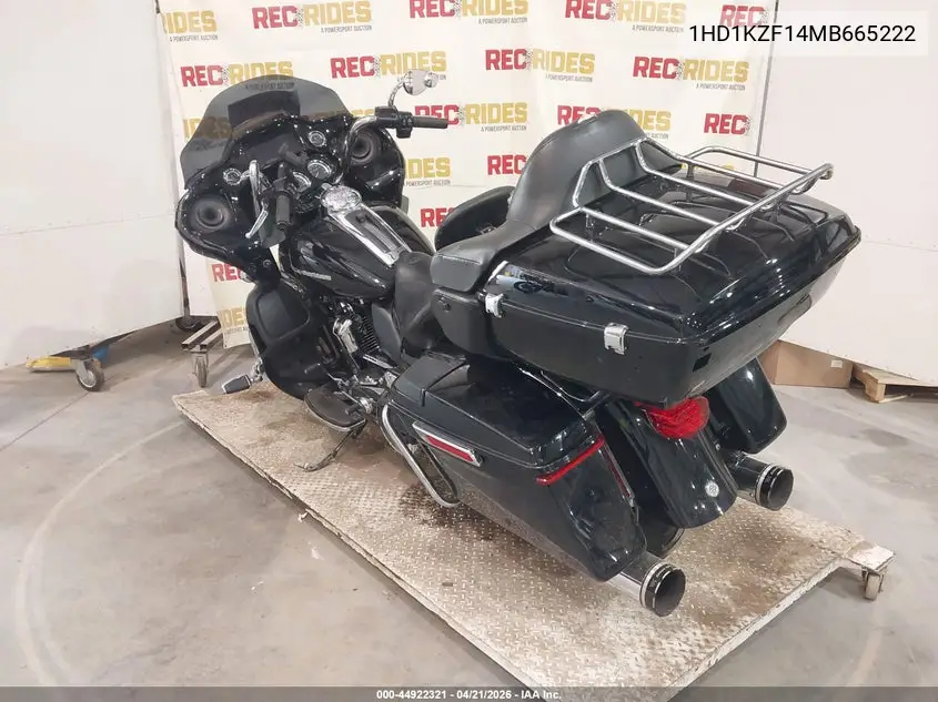 2021 Harley-Davidson Fltrk VIN: 1HD1KZF14MB665222 Lot: 44922321