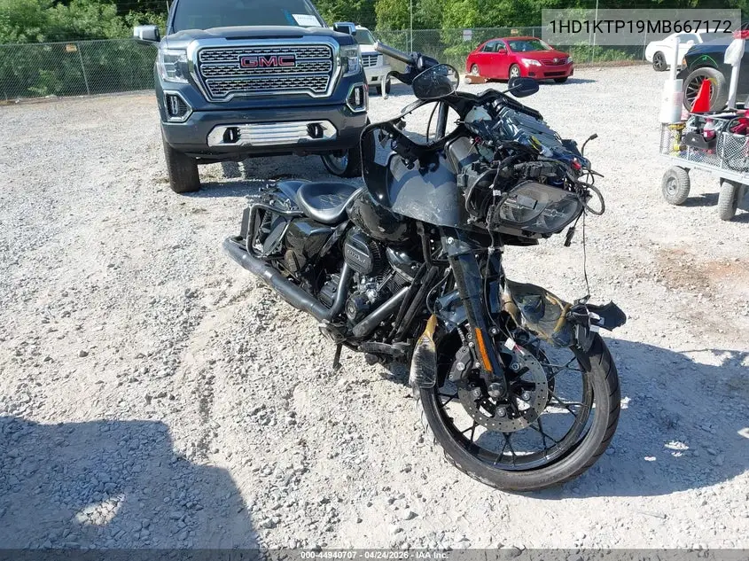 2021 Harley-Davidson Fltrxs VIN: 1HD1KTP19MB667172 Lot: 44940707