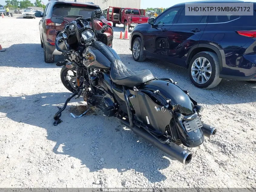 2021 Harley-Davidson Fltrxs VIN: 1HD1KTP19MB667172 Lot: 44940707