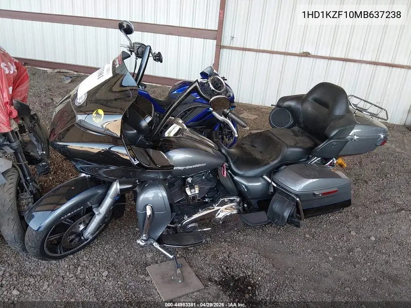 2021 Harley-Davidson Fltrk VIN: 1HD1KZF10MB637238 Lot: 44983381