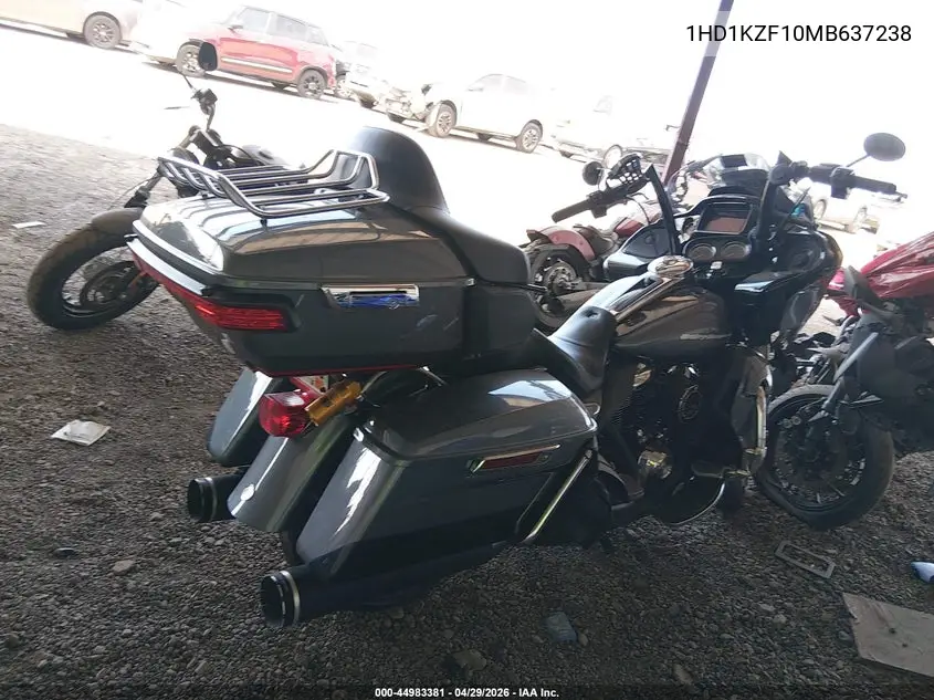 2021 Harley-Davidson Fltrk VIN: 1HD1KZF10MB637238 Lot: 44983381