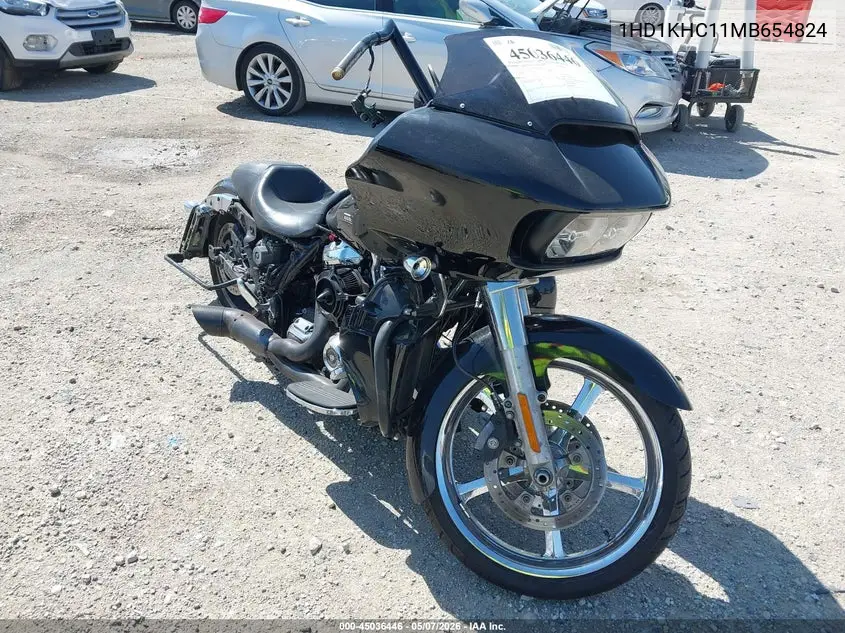2021 Harley-Davidson Fltrx VIN: 1HD1KHC11MB654824 Lot: 45036446