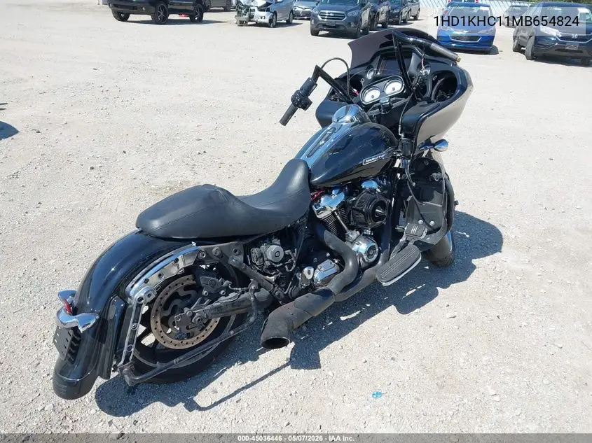 2021 Harley-Davidson Fltrx VIN: 1HD1KHC11MB654824 Lot: 45036446