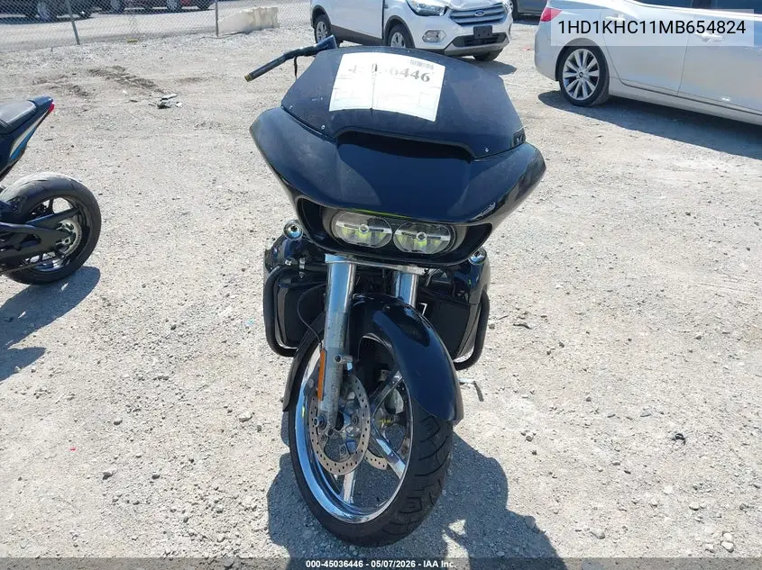 2021 Harley-Davidson Fltrx VIN: 1HD1KHC11MB654824 Lot: 45036446