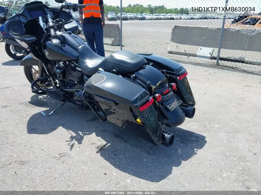 2021 Harley-Davidson Fltrxs VIN: 1HD1KTP1XMB630034 Lot: 45072382
