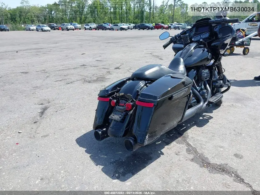 2021 Harley-Davidson Fltrxs VIN: 1HD1KTP1XMB630034 Lot: 45072382