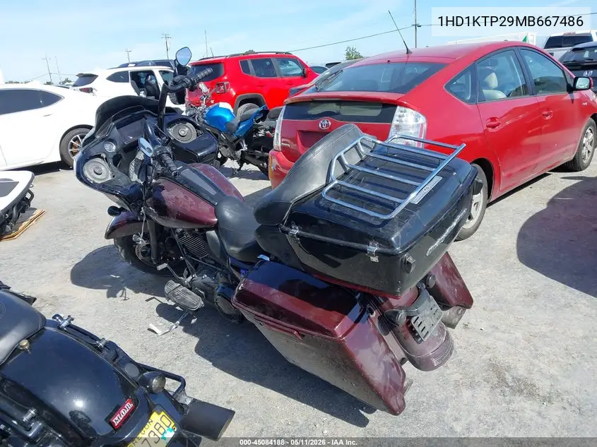 2021 Harley-Davidson Fltrxs VIN: 1HD1KTP29MB667486 Lot: 45084188