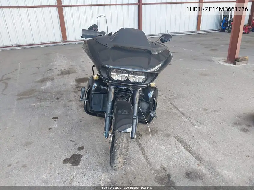2021 Harley-Davidson Fltrk VIN: 1HD1KZF14MB661736 Lot: 45106226