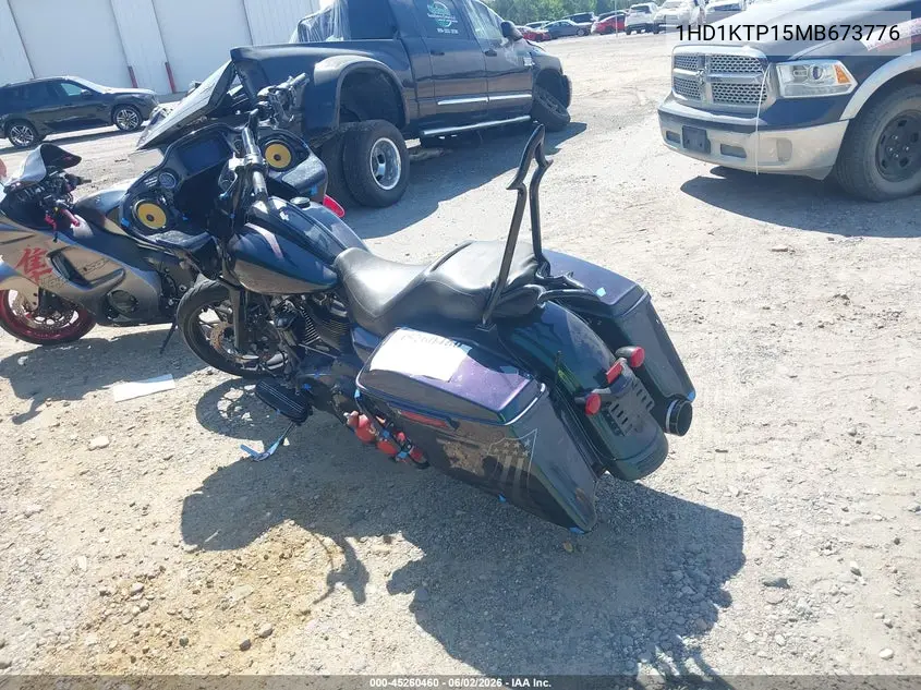 2021 Harley-Davidson Fltrxs VIN: 1HD1KTP15MB673776 Lot: 45260460