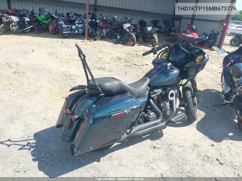 2021 Harley-Davidson Fltrxs VIN: 1HD1KTP15MB673776 Lot: 45260460