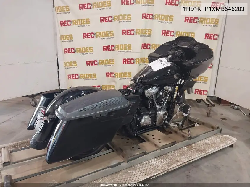 2021 Harley-Davidson Fltrxs VIN: 1HD1KTP1XMB646203 Lot: 45295865