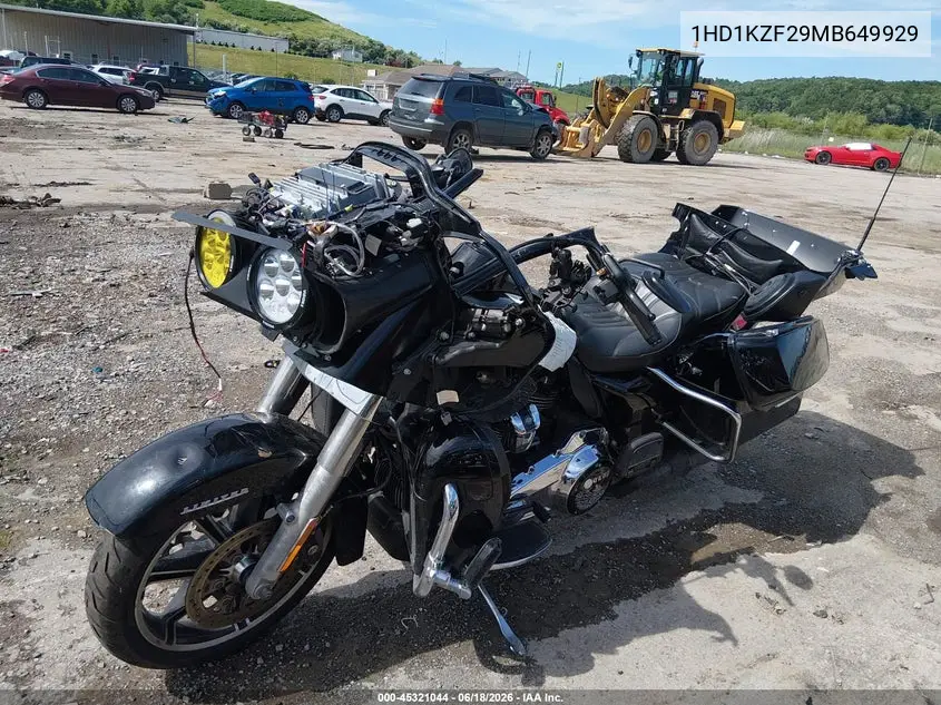 2021 Harley-Davidson Fltrk VIN: 1HD1KZF29MB649929 Lot: 45321044