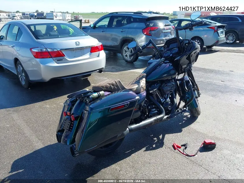 2021 Harley-Davidson Fltrxs VIN: 1HD1KTP1XMB624427 Lot: 45380612