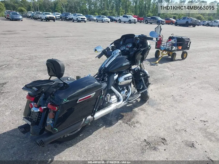 2021 Harley-Davidson Fltrx VIN: 1HD1KHC14MB663095 Lot: 45530235