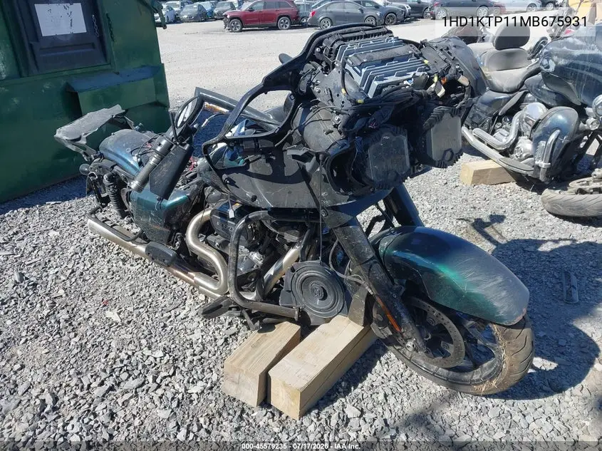 2021 Harley-Davidson Fltrxs VIN: 1HD1KTP11MB675931 Lot: 45579235