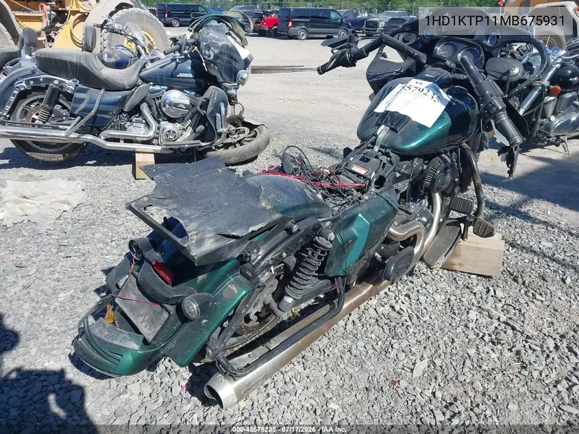 2021 Harley-Davidson Fltrxs VIN: 1HD1KTP11MB675931 Lot: 45579235