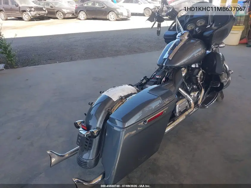 2021 Harley-Davidson Fltrx VIN: 1HD1KHC11MB637067 Lot: 45580748