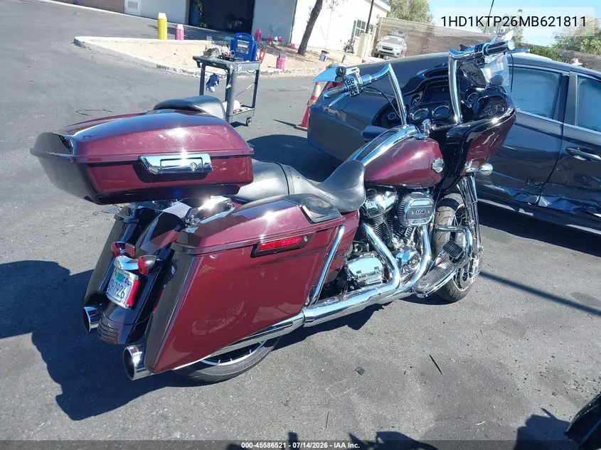 2021 Harley-Davidson Fltrxs VIN: 1HD1KTP26MB621811 Lot: 45586521