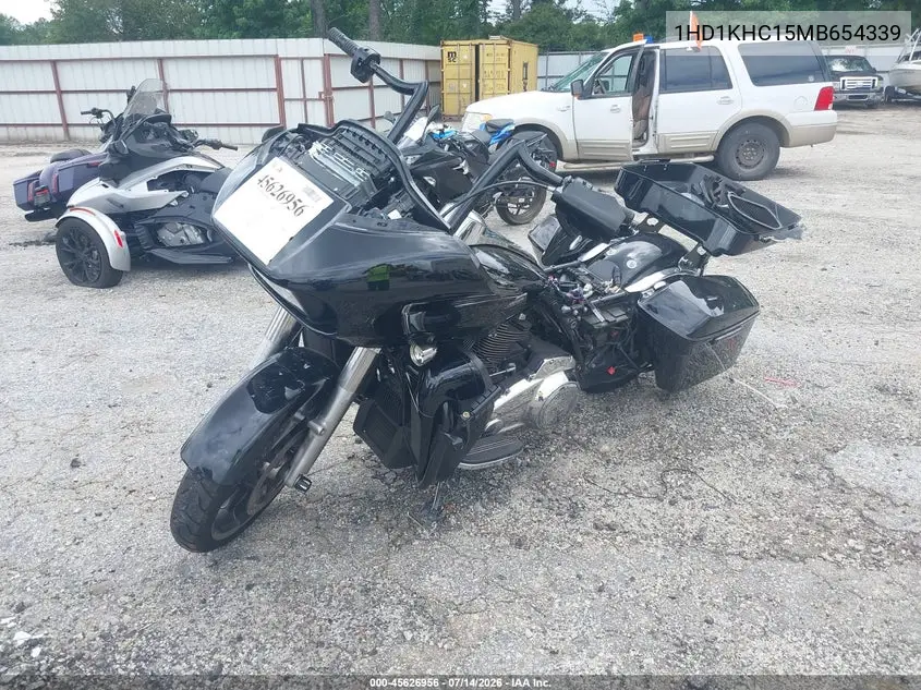 2021 Harley-Davidson Fltrx VIN: 1HD1KHC15MB654339 Lot: 45626956